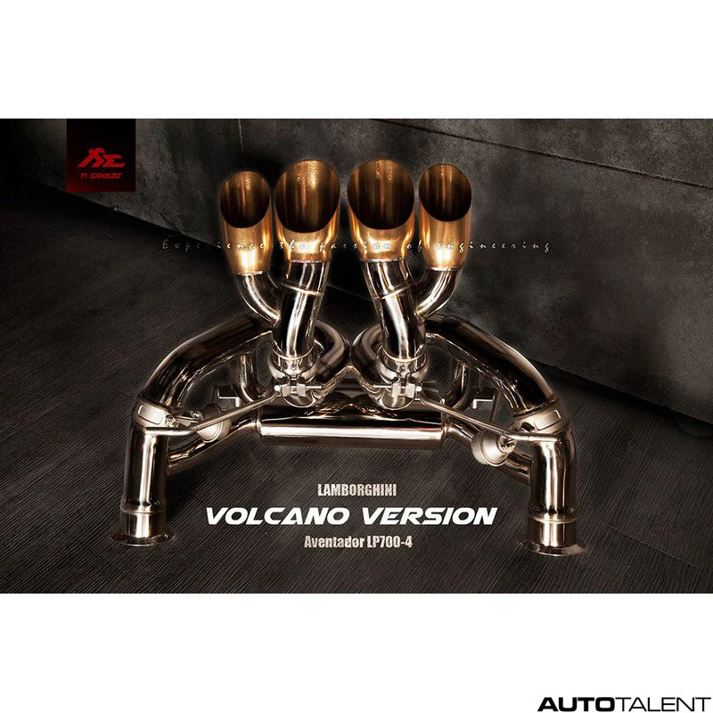 FI Exhaust Valvetronic Cat-Back System For Lamborghini Aventador LP700-4 Volcano 2011-2015