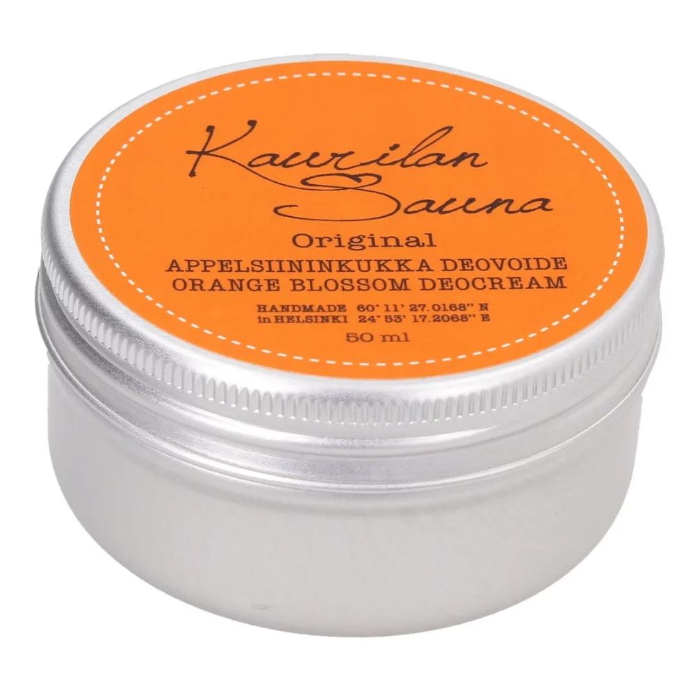 Kaurilan sauna Crema Deodorante Vegana Fiori d'arancio (50 ml)