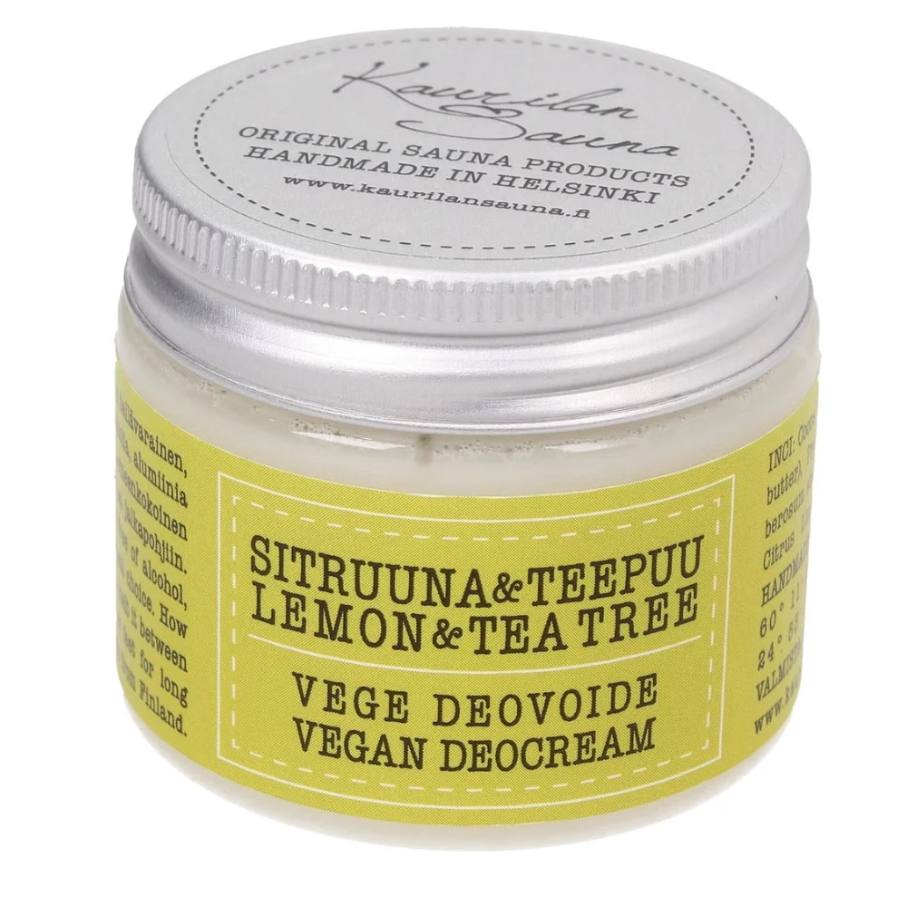 Kaurilan sauna Crema Deodorante vegana limone e cipresso (50 ml)