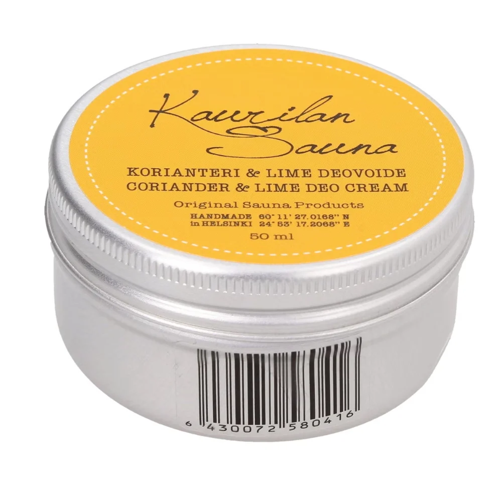 Kaurilan sauna Crema Deodorante al coriandolo e lime (50 ml)