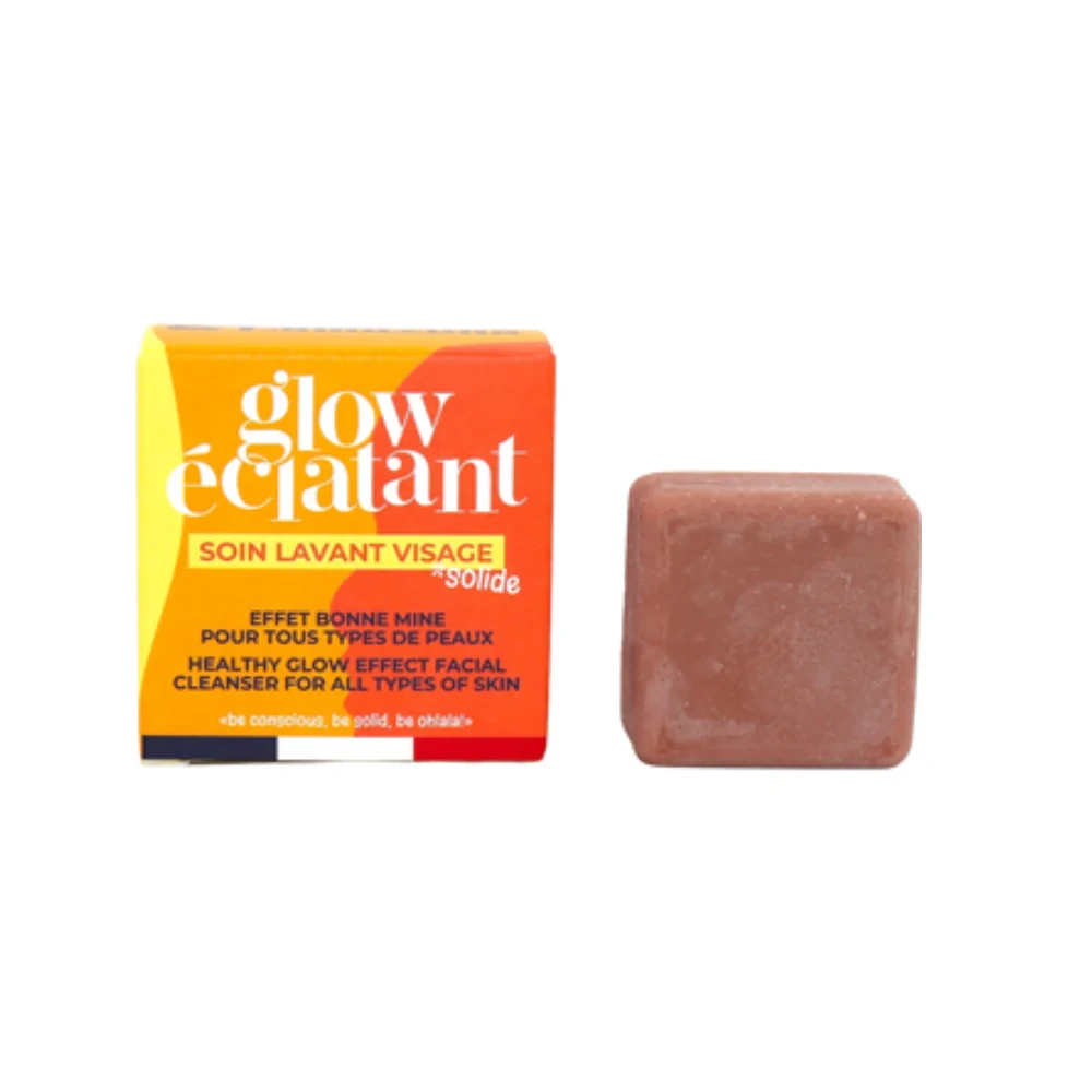 Lamazuna Glow Éclatant Detergente Solido per il Viso, 28 ml