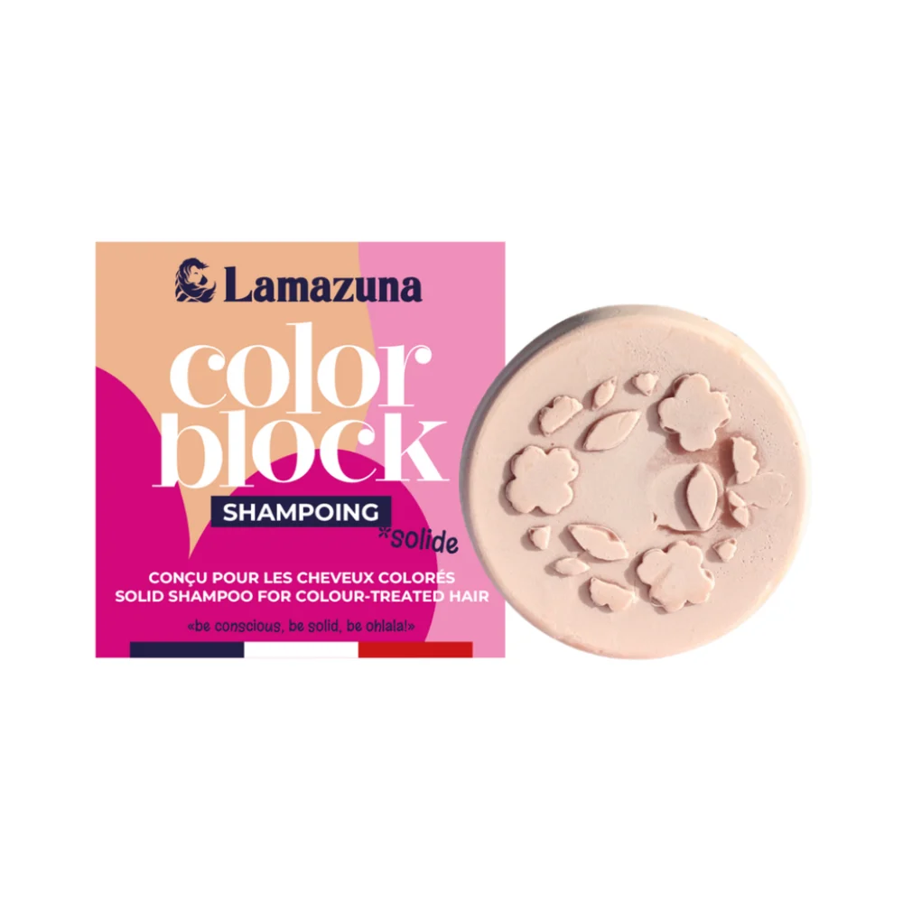 Lamazuna color block Shampoo Solido, 70 ml