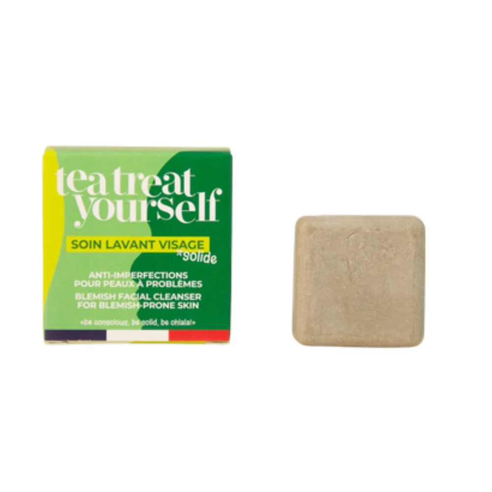 Lamazuna Tea Treat Detergente Solido per il Viso, 28 ml