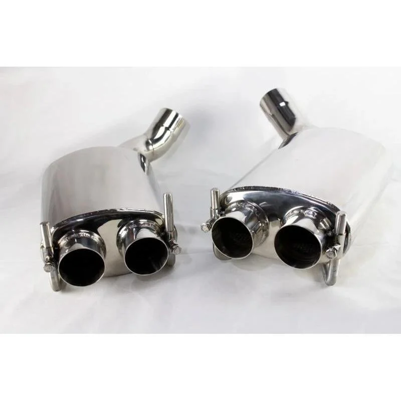 RennTech Exhaust Stainless Steel Muffler For Mercedes-Benz C216 CL 65 AMG