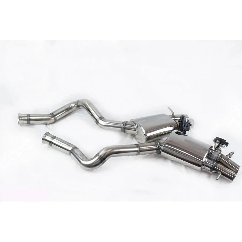 RennTech Exhaust SS Sport Mufflers With Electronic Valves For Mercedes-Benz C63 AMG 2015-2021