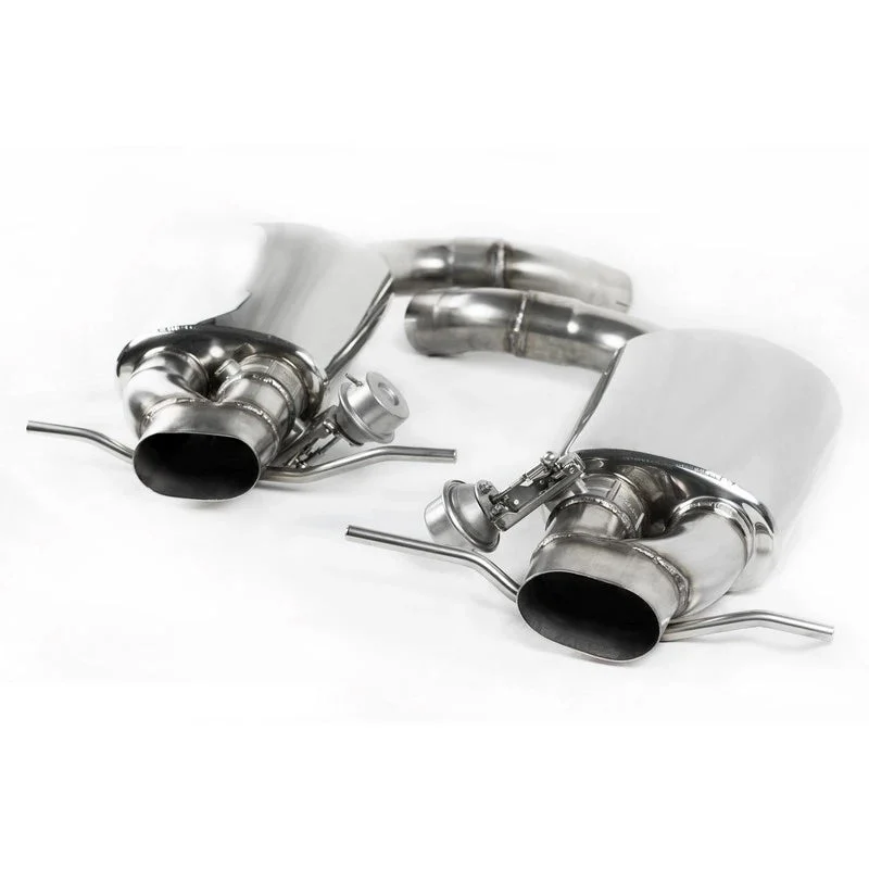 RennTech Stainless Steel Sport Mufflers With Valves For Mercedes-Benz W222 S 550 BiTurbo