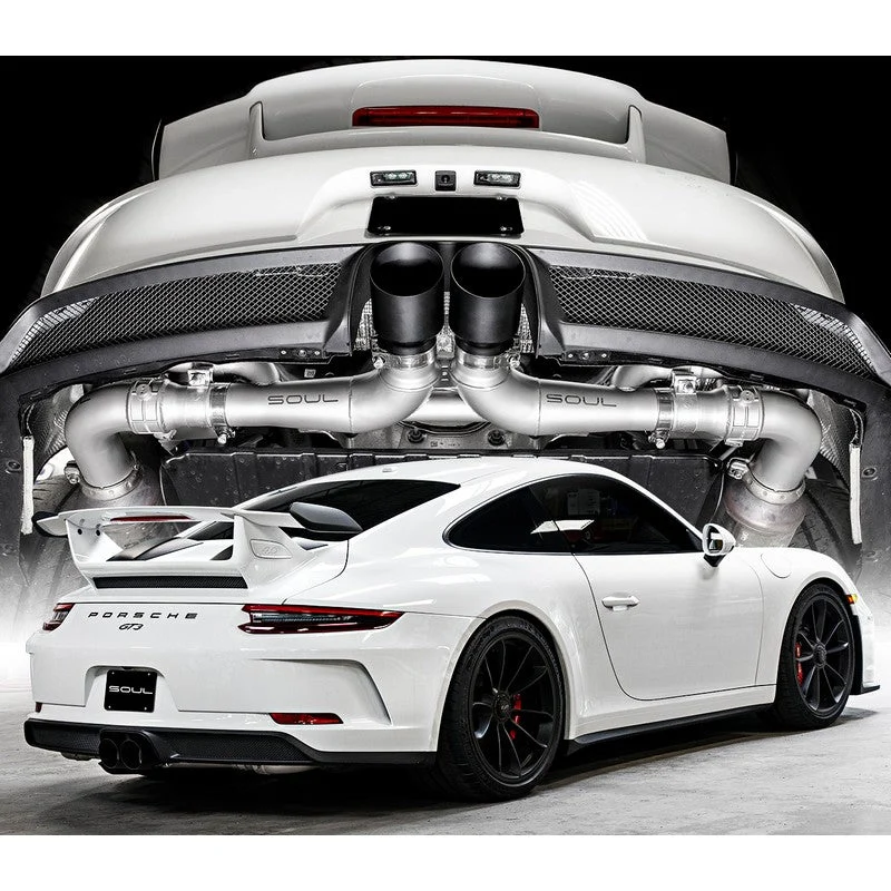 Soul Performance Muffler Bypass Exhaust For Porsche 991 GT3, 911 R