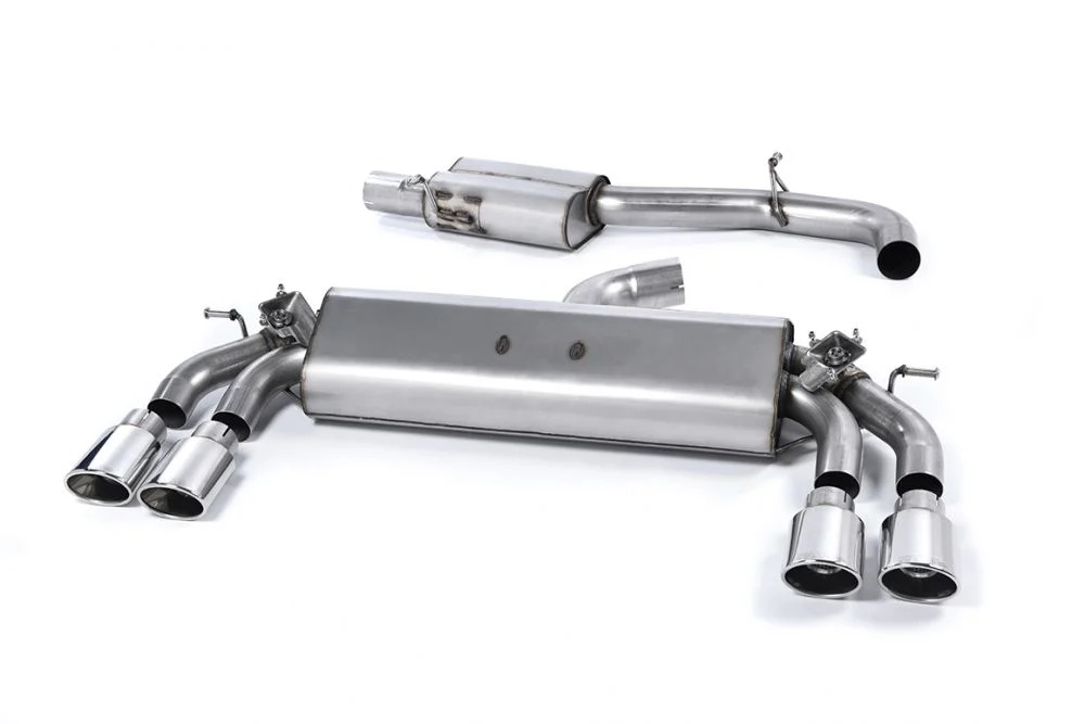 Milltek Resonated Cat-Back Exhaust System w/ Dual Oval Trims Audi S3 8V / 8V.2 (Non-GPF) 2013-2018