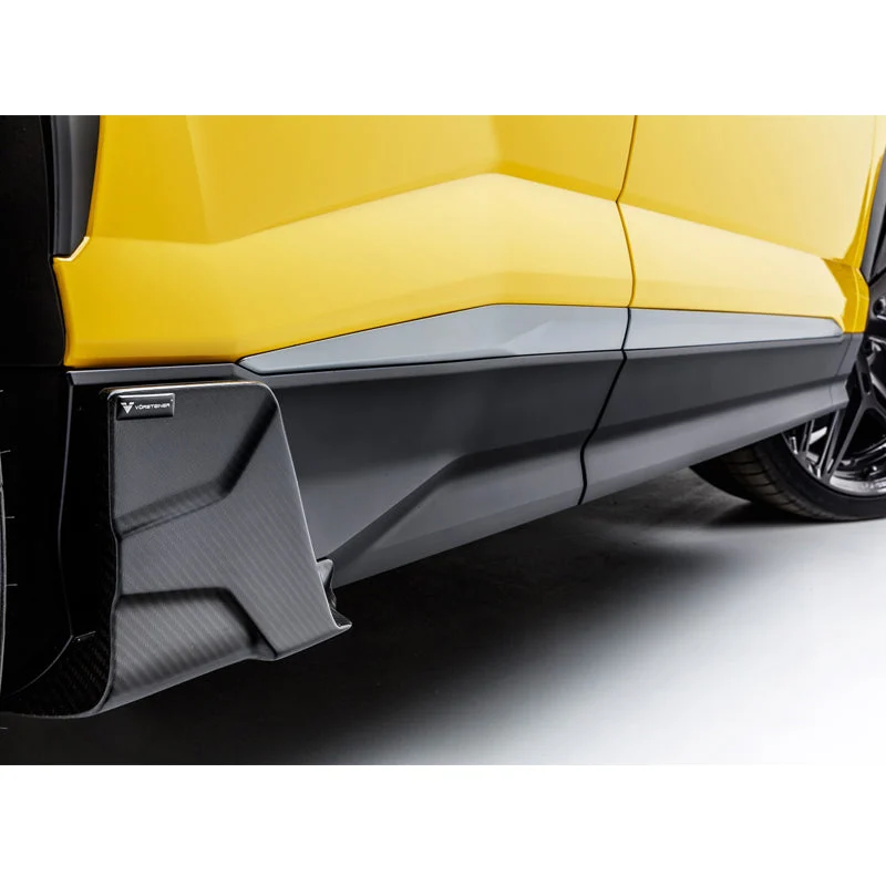 Vorsteiner Rampante Edizione Aero Side Blades Carbon Fiber PP 2x2 Glossy Lamborghini Urus 2018-2020