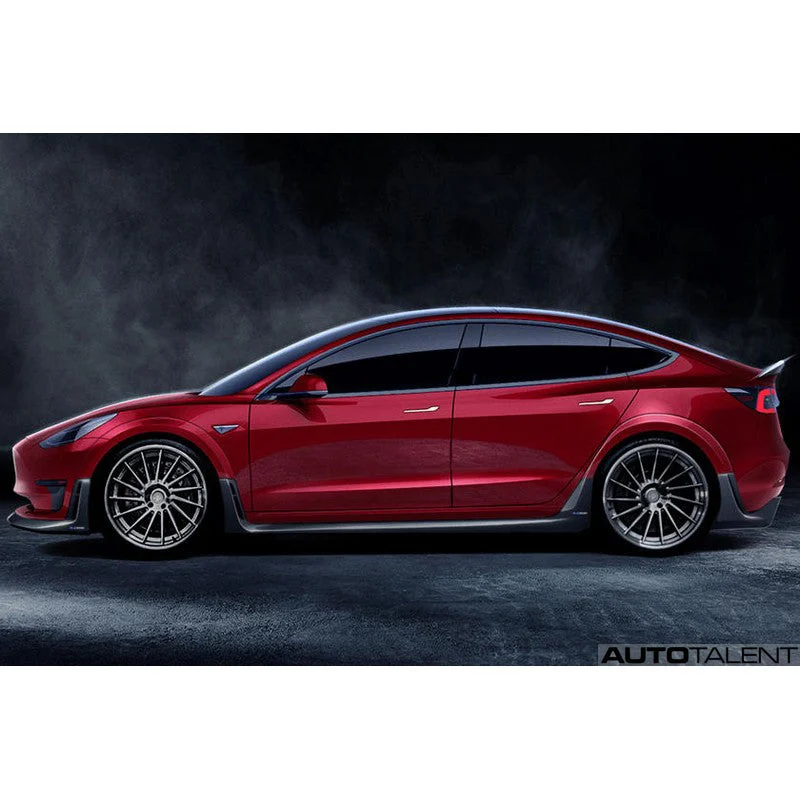 Vorsteiner Volta Aero Decklid Spoiler Carbon Fiber For Tesla Model 3 2017-2022