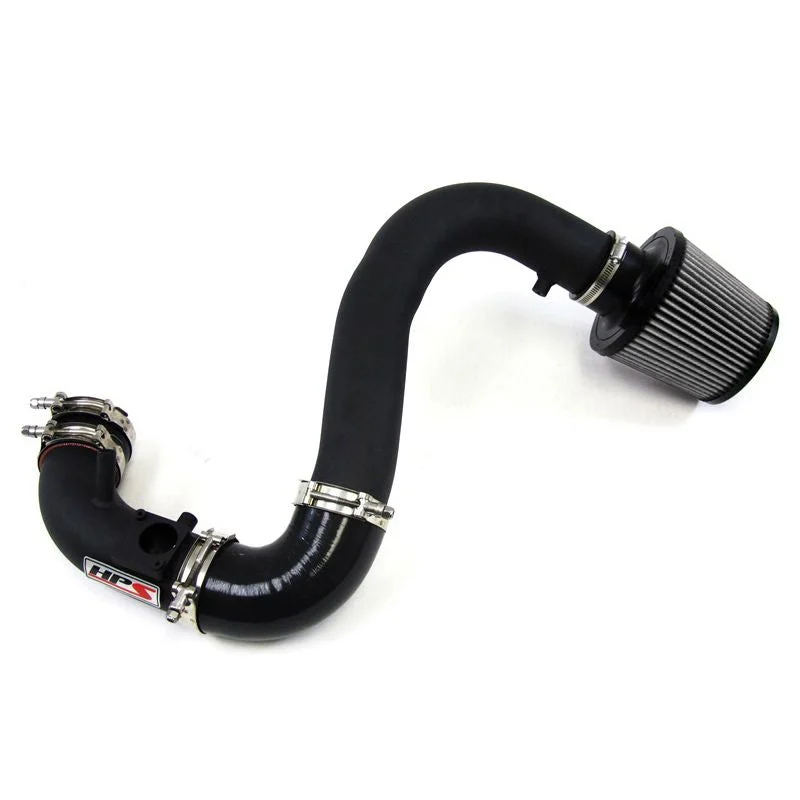 HPS Cold Air Intake Kit 07-13 Mazda Mazdaspeed 3 2.3L Turbo, Converts to Shortram, Black