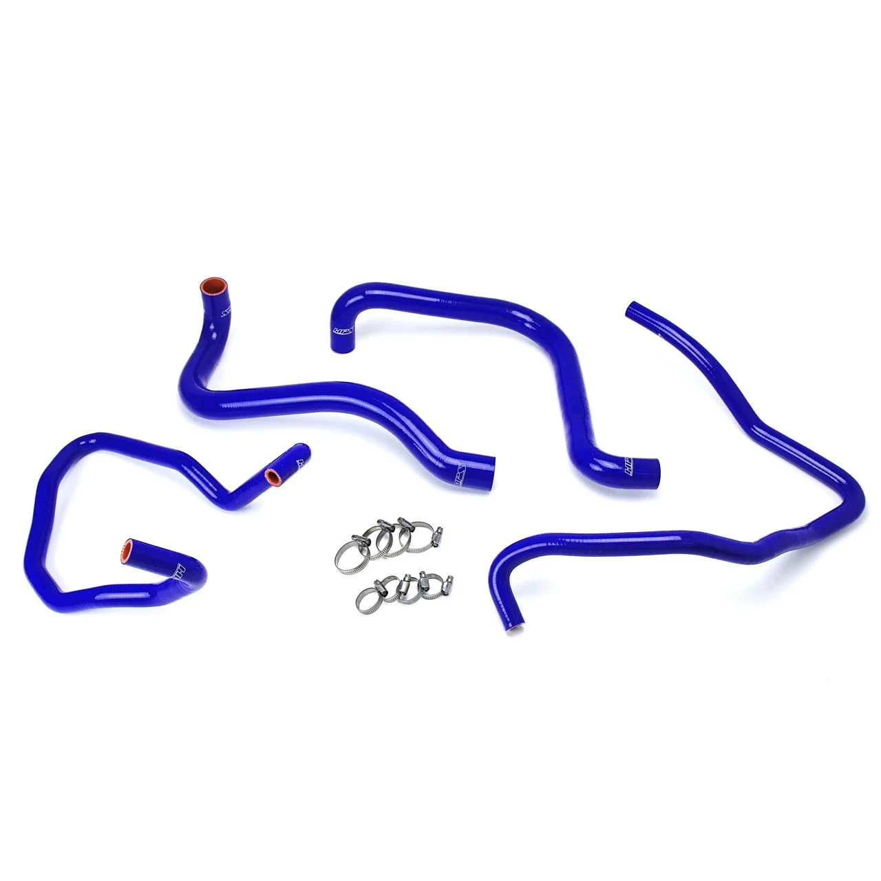 HPS Blue Reinforced Silicone Radiator + Heater Hose Kit for Jeep 03-06 Wrangler TJ SE 2.4L 4Cyl Left Hand Drive