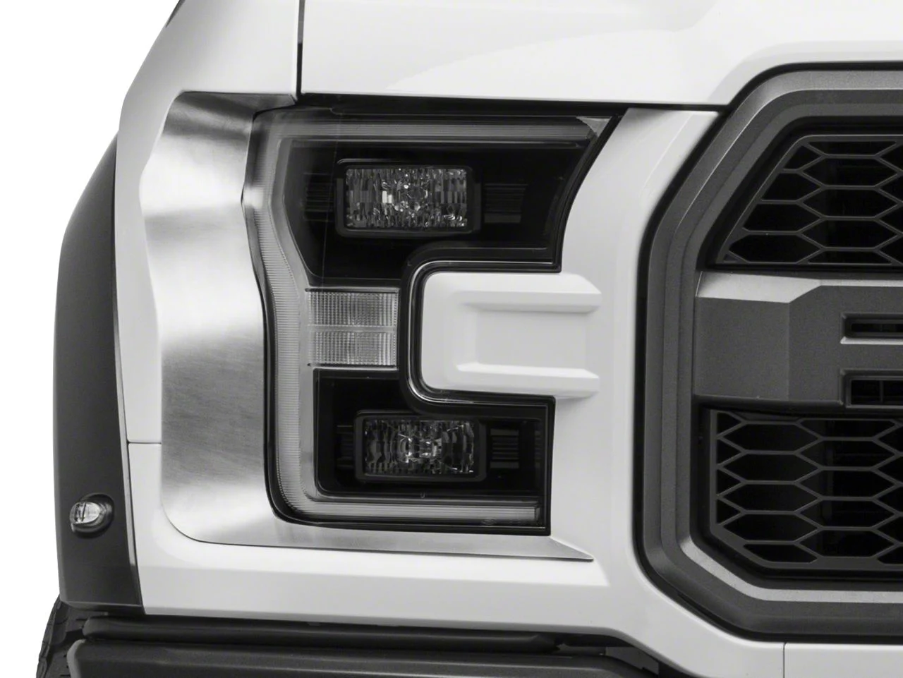 Brushed Headlight Trim (17-20 F-150 Raptor)