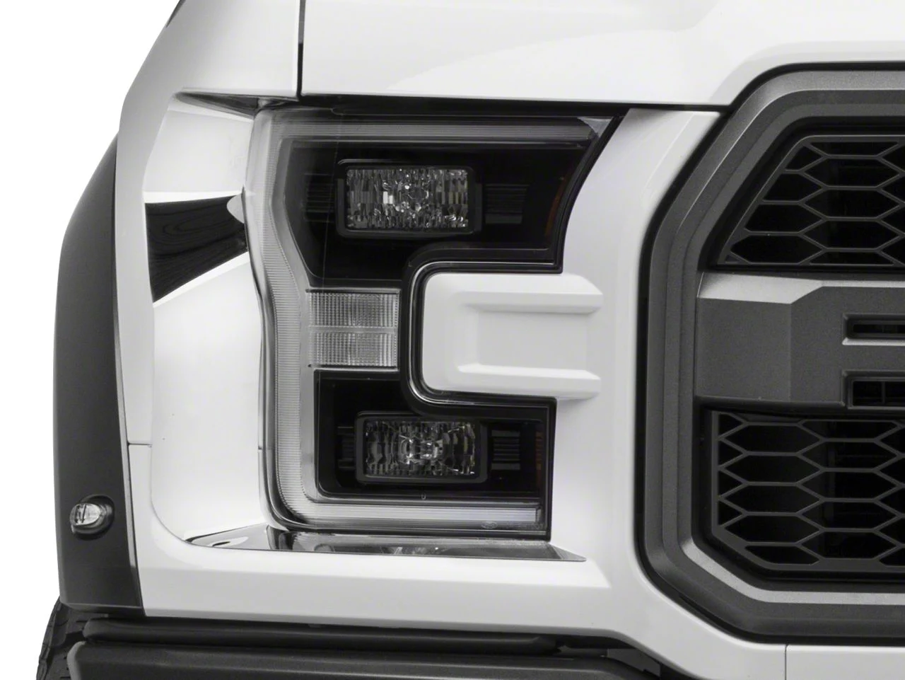 Polished Headlight Trim (17-20 F-150 Raptor)
