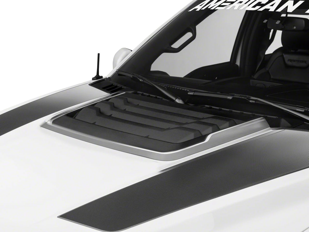 Hood Vent Trim; Polished (17-20 F-150 Raptor)