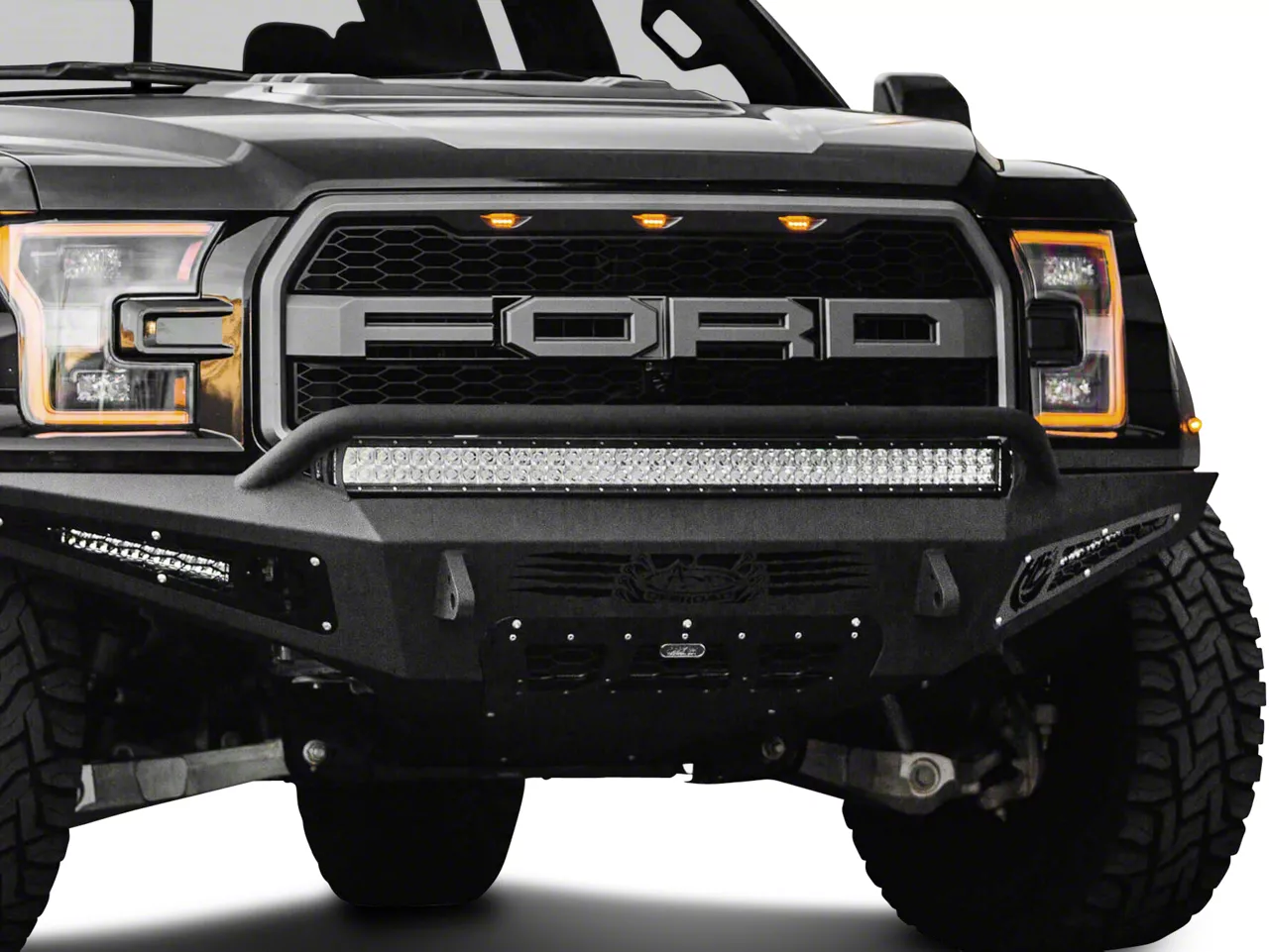 Addictive Desert Designs HoneyBadger Front Bumper (17-20 F-150 Raptor)