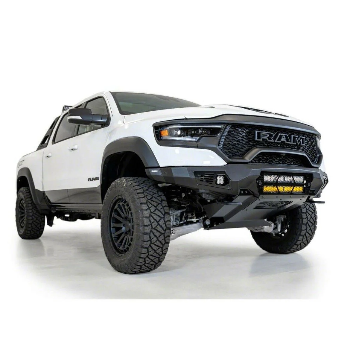 Addictive Desert Designs Bomber Front Bumper for 20-Inch LED Light Bars (21-24 RAM 1500 TRX)