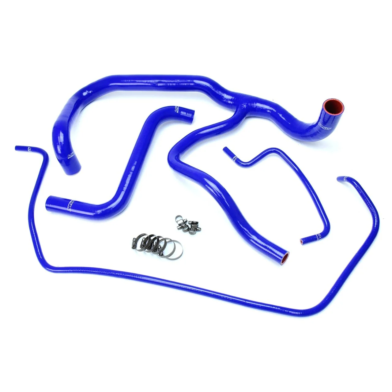 HPS Blue Reinforced Silicone Radiator Hose Kit Coolant for Cadillac 15-17 Escalade ESV 6.2L V8