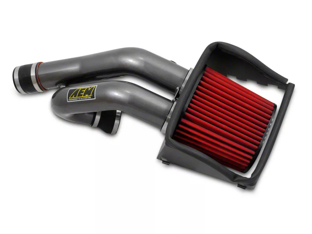 AEM Induction Brute Force Cold Air Intake; Gunmetal Gray (15-26 2.7L EcoBoost F-150)