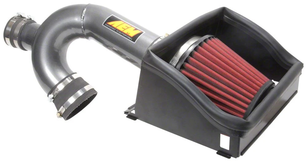 AEM Induction Brute Force Cold Air Intake; Gunmetal Gray (17-20 F-150 Raptor)