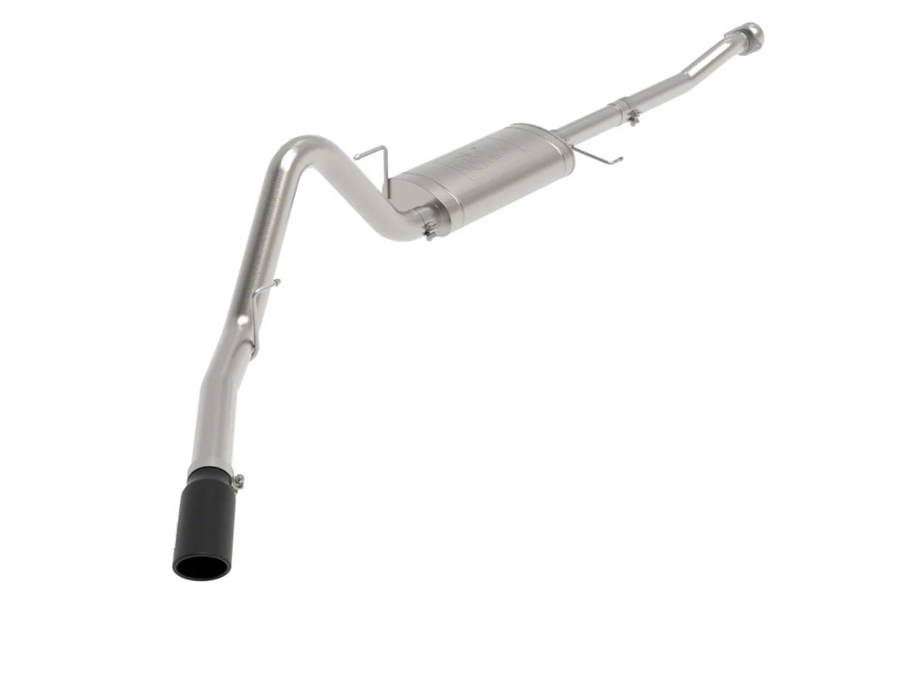 AFE Apollo GT Series 3-Inch Single Exhaust System with Black Tip; Side Exit (21-26 3.5L EcoBoost F-150, Excluding Raptor & Tremor)