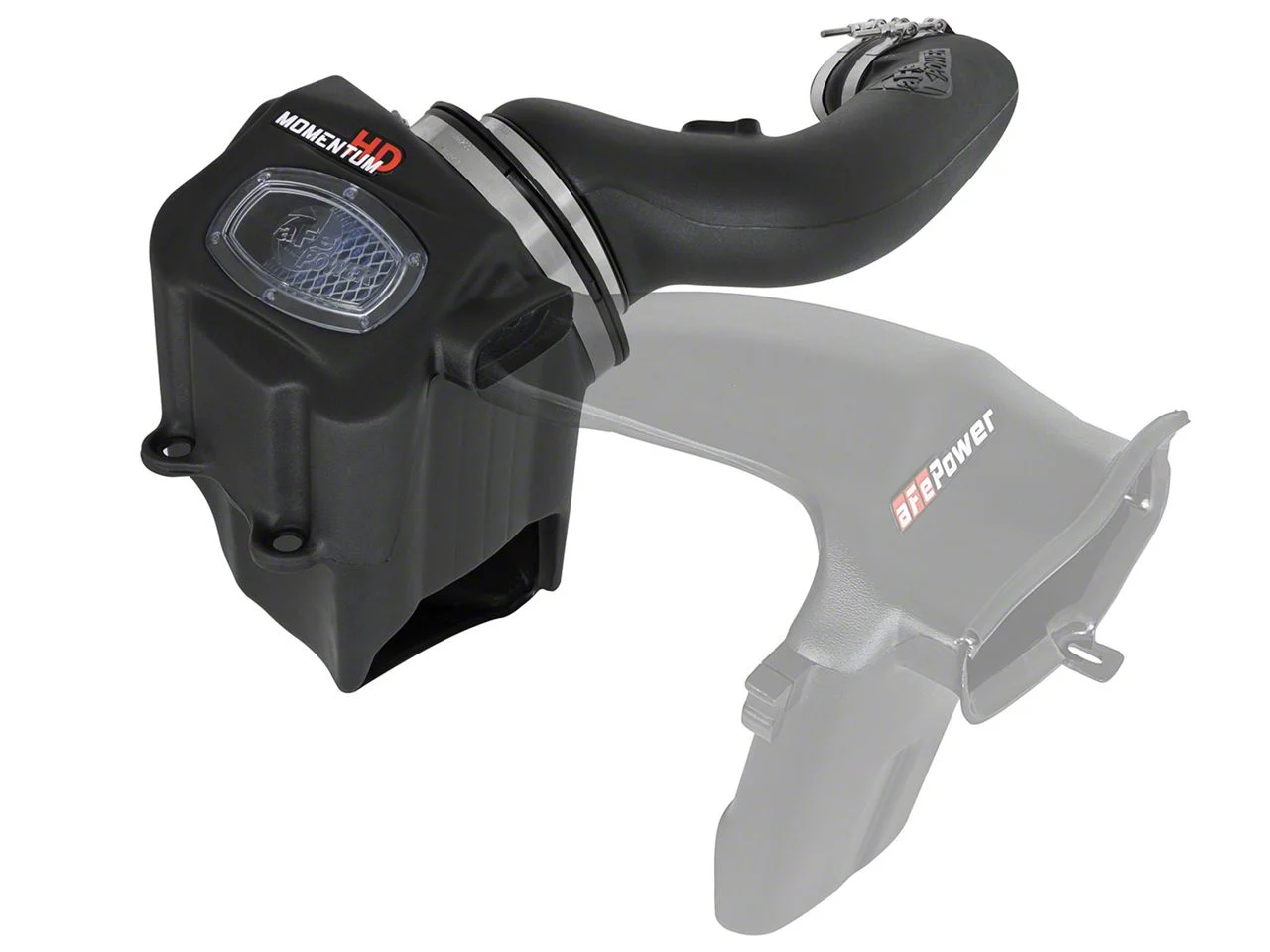 AFE Momentum HD Cold Air Intake with Pro 10R Oiled Filter; Black (17-19 6.7L Powerstroke F-350 Super Duty)