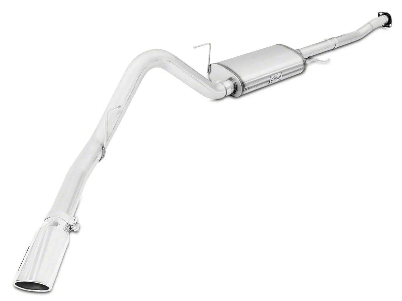 AFE MACH Force-XP 3 to 3.50-Inch Single Exhaust System with Polished Tip; Side Exit (15-20 3.5L EcoBoost F-150, Excluding Raptor)