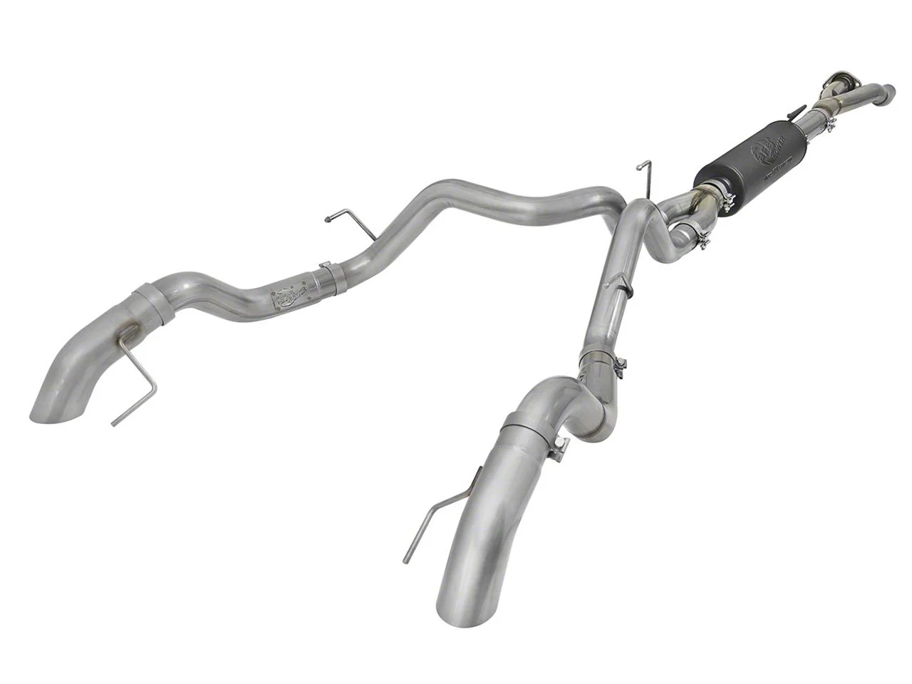 AFE MACH Force-XP Hi-Tuck Dual Exhaust System; Rear Exit (17-20 F-150 Raptor)