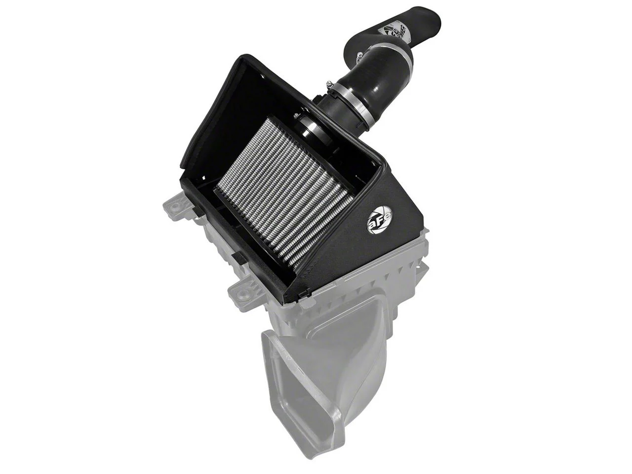 AFE Magnum FORCE Stage-2 Cold Air Intake with Pro DRY S Filter; Black (14-18 3.0L EcoDiesel RAM 1500)