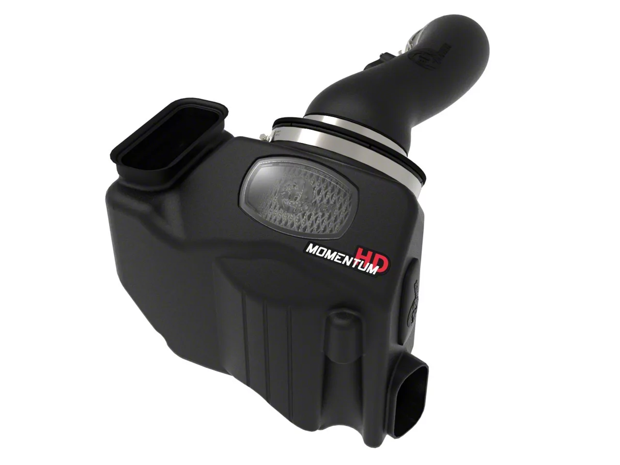 AFE Momentum HD Cold Air Intake with Pro DRY S Filter; Black (20-26 6.6L Duramax Sierra 2500 HD)