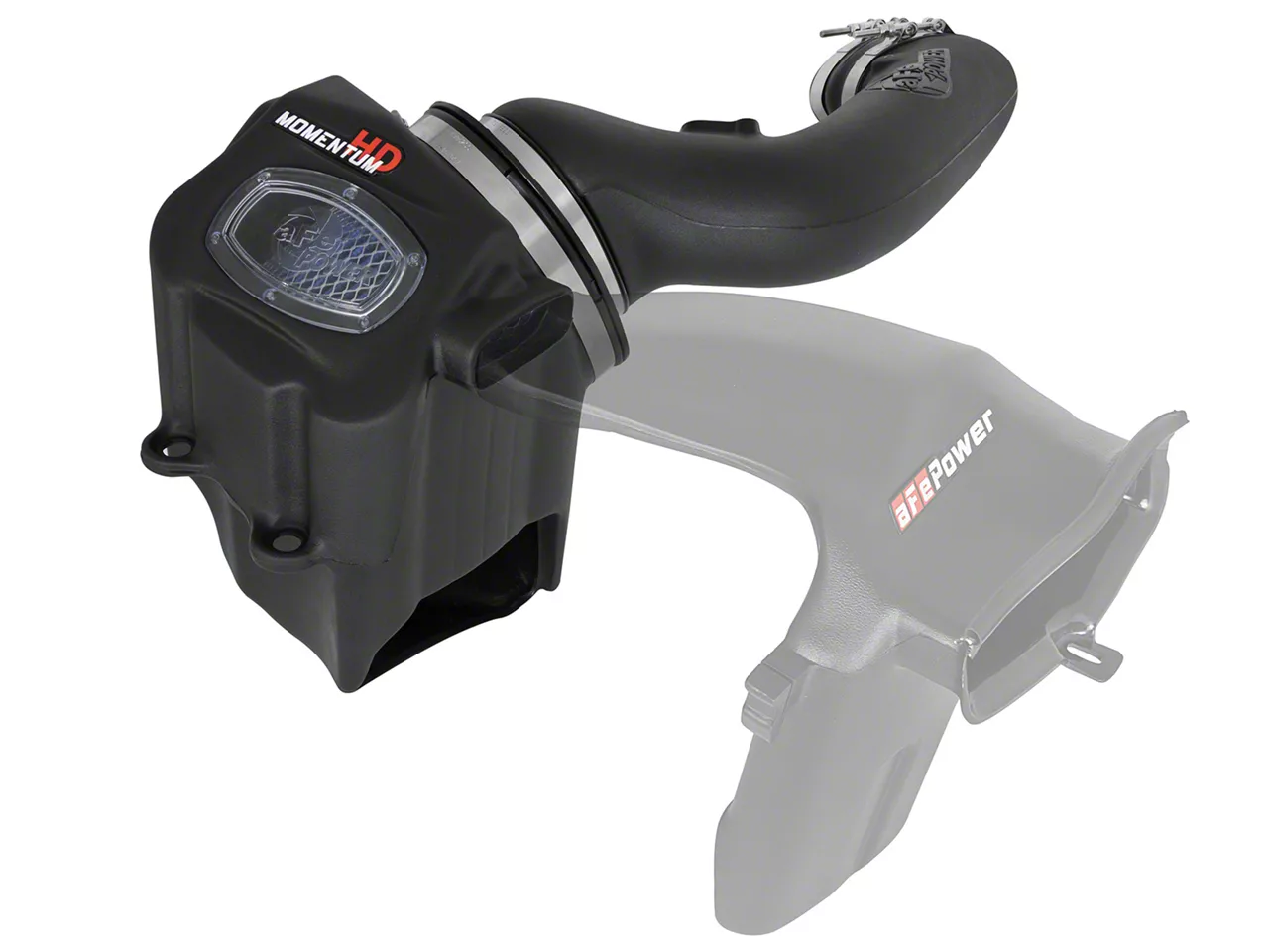AFE Momentum HD Cold Air Intake with Pro 10R Oiled Filter; Black (17-19 6.7L Powerstroke F-250 Super Duty)