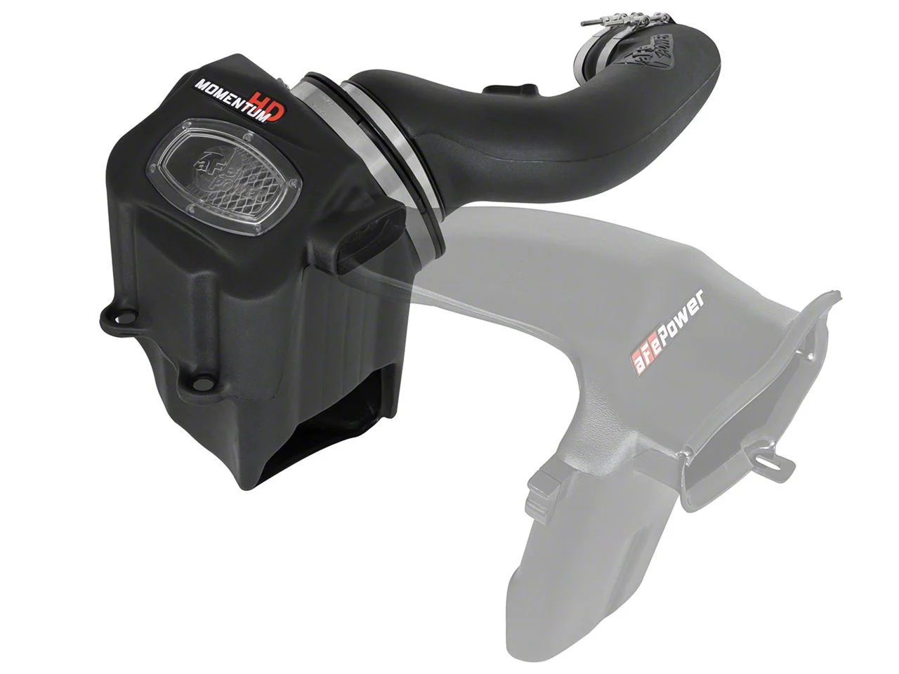 AFE Momentum HD Cold Air Intake with Pro DRY S Filter; Black (17-19 6.7L Powerstroke F-250 Super Duty)