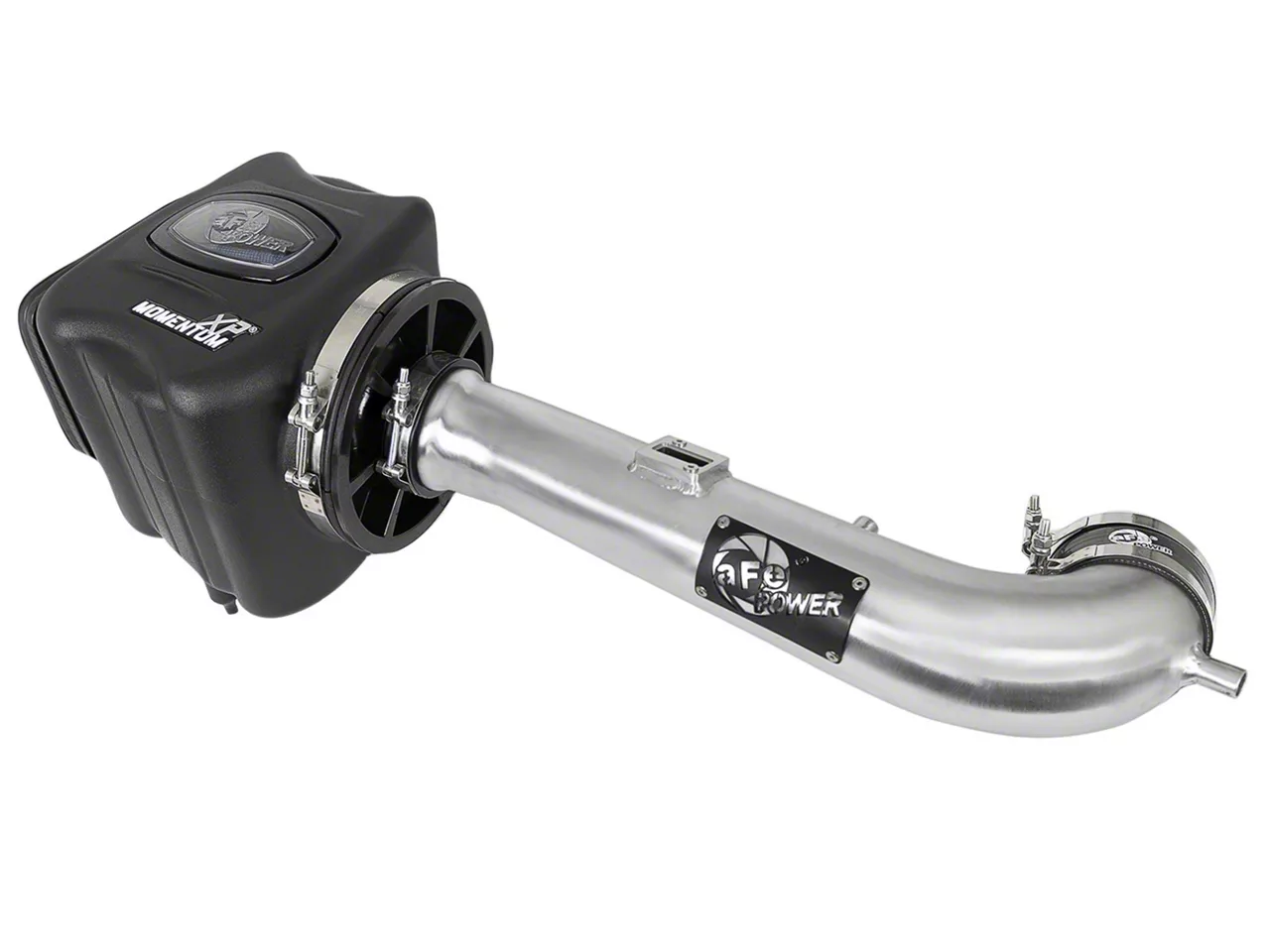 AFE Momentum XP Cold Air Intake with Pro 5R Oiled Filter; Brushed (14-18 5.3L Silverado 1500)