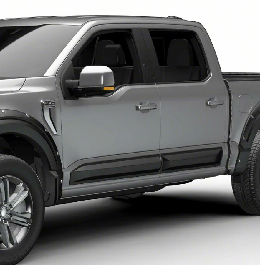 Air Design Door Rocker Panels; Unpainted (21-26 F-150 SuperCrew)