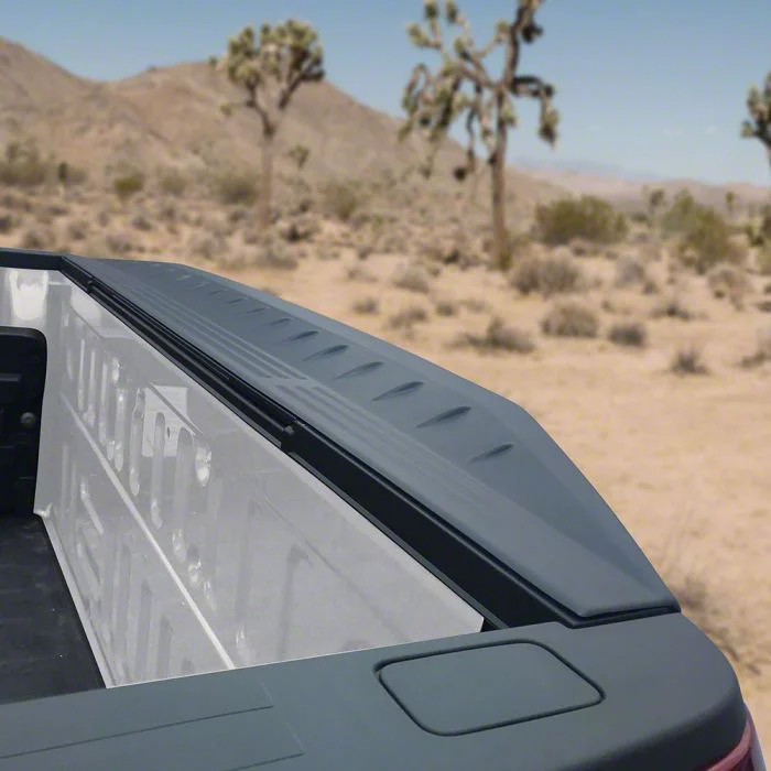 Air Design Tailgate Spoiler; Satin Black (17-19 F-350 Super Duty w/o Tailgate Step)
