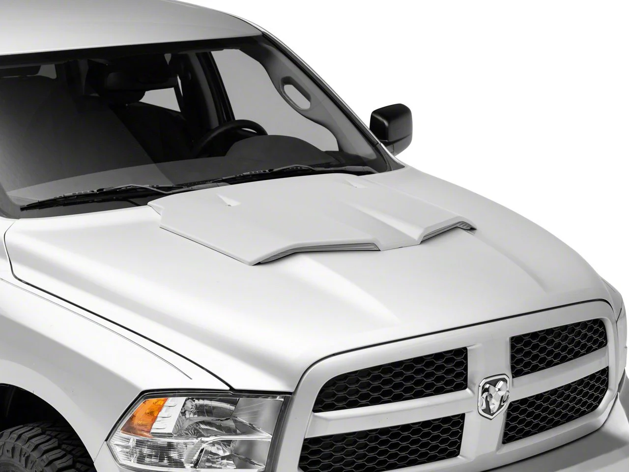 Air Design Hood Scoop; Unpainted (13-18 RAM 1500, Excluding Rebel)