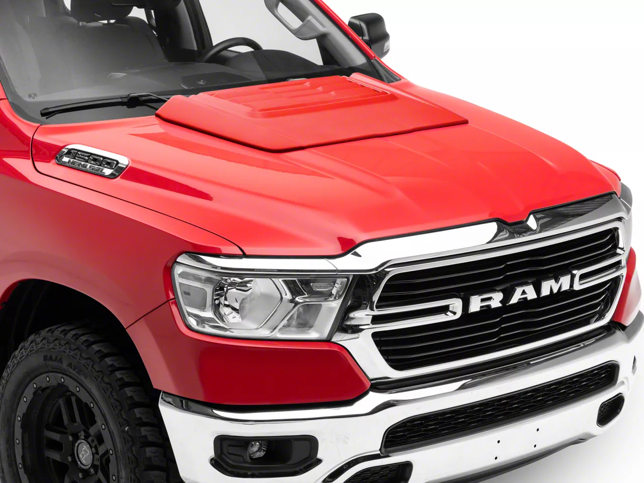 Air Design Hood Scoop; Unpainted (19-26 RAM 1500, Excluding Rebel, RHO & TRX)