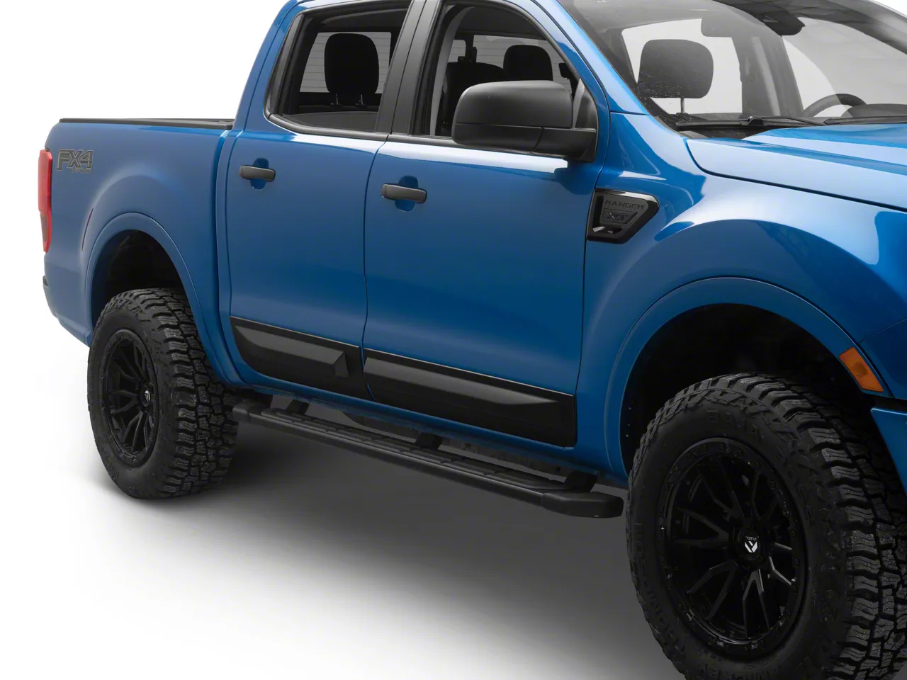 Air Design Door Rocker Panels; Satin Black (19-26 Ranger SuperCrew)