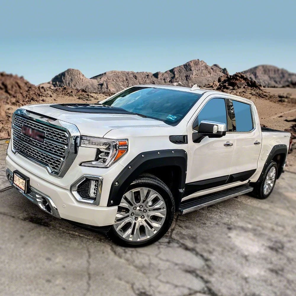 Air Design Off-Road Styling Kit with Fender Vents; Satin Black (19-26 Sierra 1500 Crew Cab w/ 5.80-Foot Short Box)
