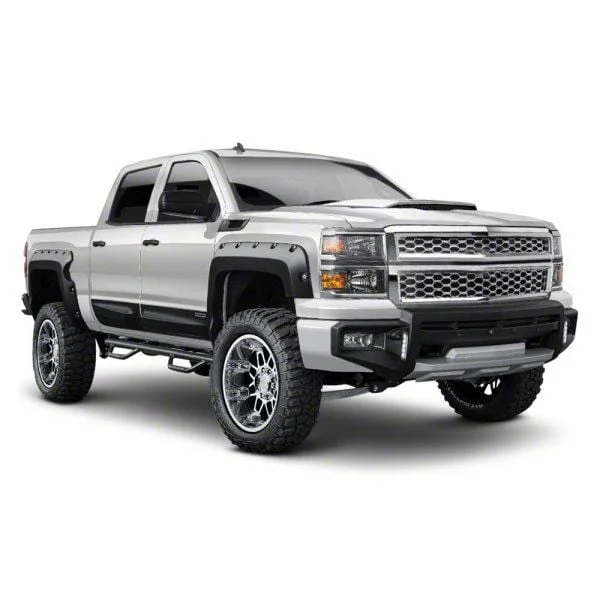 Air Design Off-Road Styling Kit; Satin Black (14-15 Silverado 1500 Crew Cab w/ 5.80-Foot Short Box)