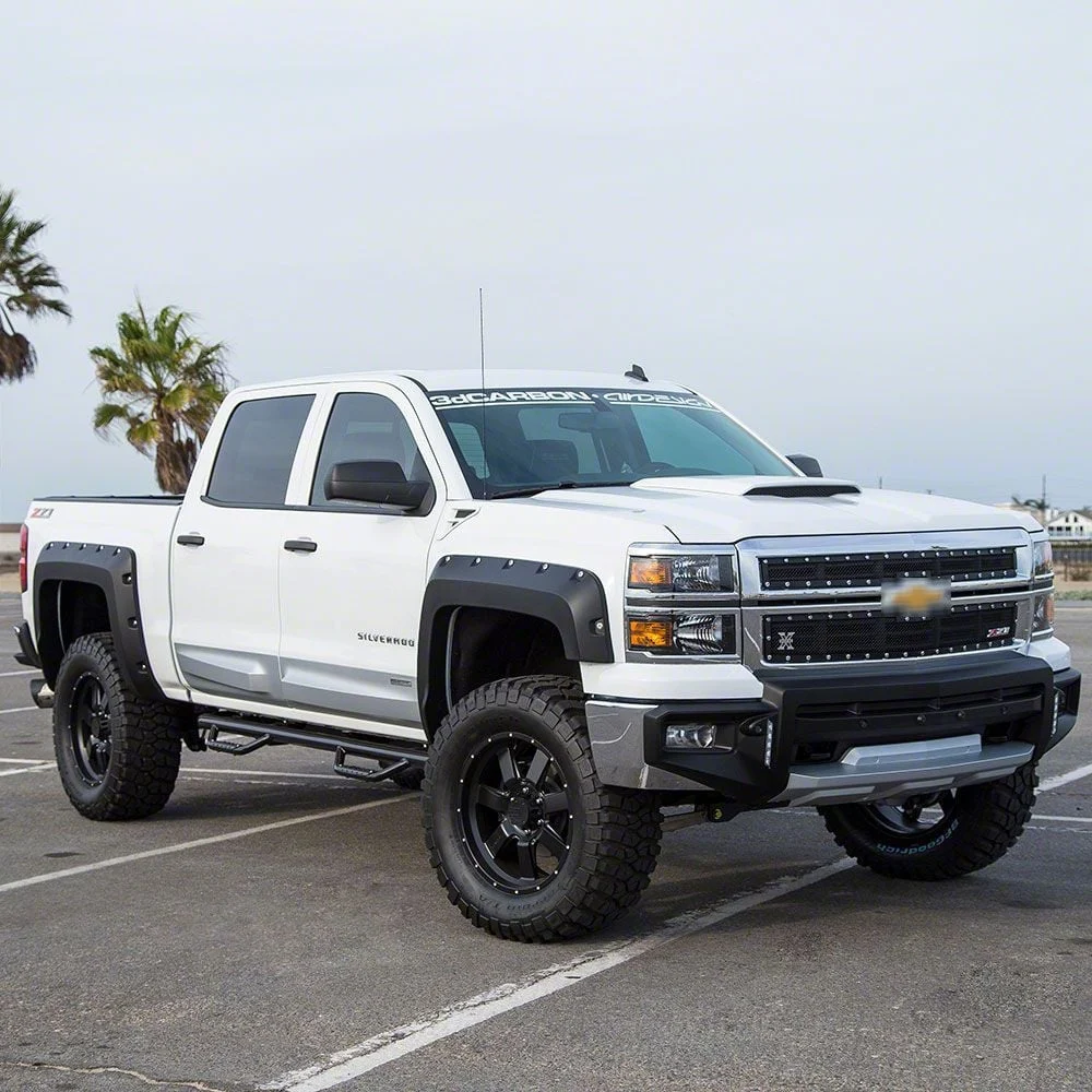 Air Design Off-Road Styling Kit with Fender Vents; Satin Black (14-15 Silverado 1500 Crew Cab w/ 6.50-Foot Standard Box)