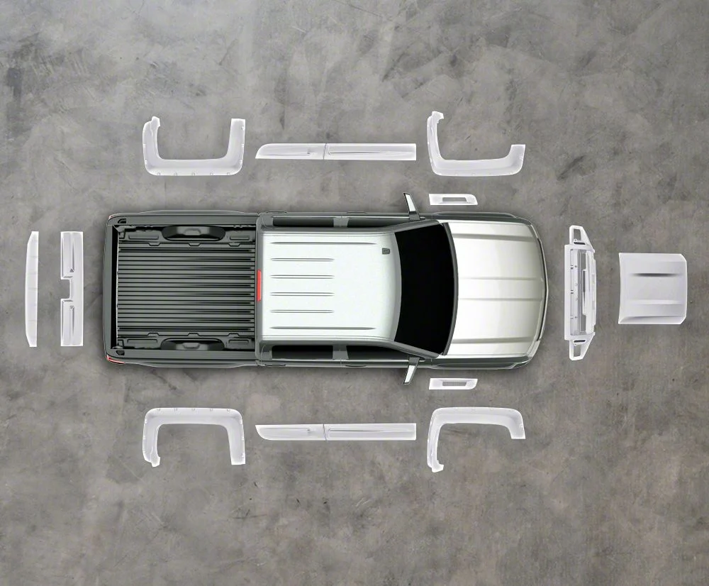 Air Design Off-Road Styling Kit with Fender Vents; Unpainted (14-15 Silverado 1500 Crew Cab w/ 6.50-Foot Standard Box)