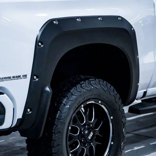 Air Design Super Bolt Fender Flares; Unpainted (19-21 Silverado 1500 w/ 5.80-Foot Short Box; 2022 Silverado 1500 LTD w/ 5.80-Foot Short Box)