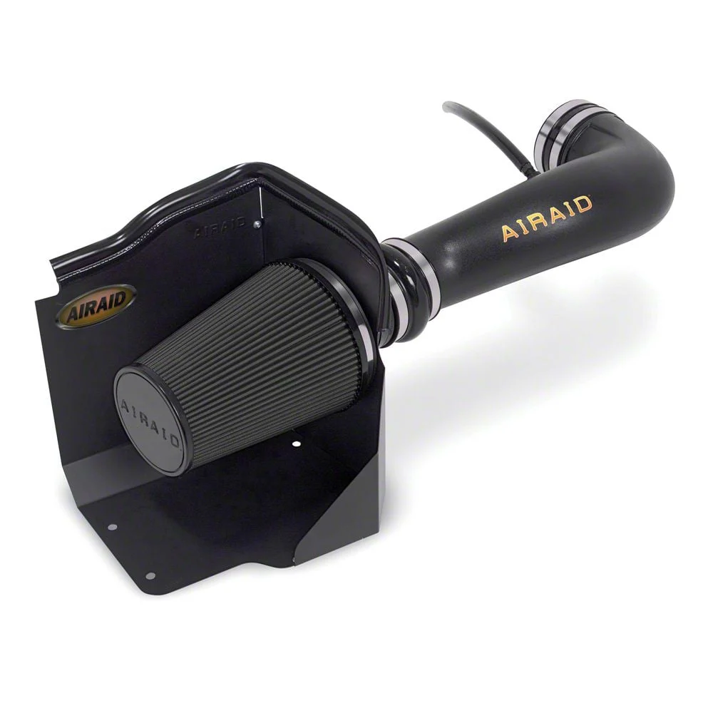Airaid Cold Air Dam Intake with Black SynthaMax Dry Filter (07-08 4.8L Silverado 1500 w/ Electric Cooling Fan)