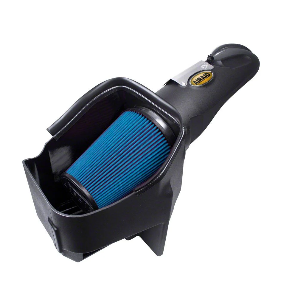 Airaid MXP Series Cold Air Intake with Blue SynthaMax Dry Filter (11-16 6.7L Powerstroke F-350 Super Duty)