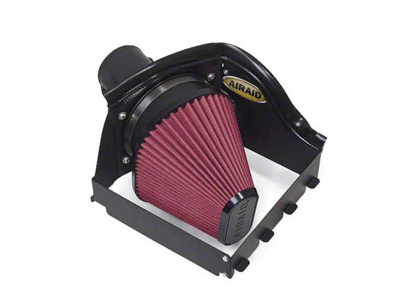 Airaid QuickFit Air Dam with Red SynthaFlow Oiled Filter (2010 5.4L F-150 Raptor)