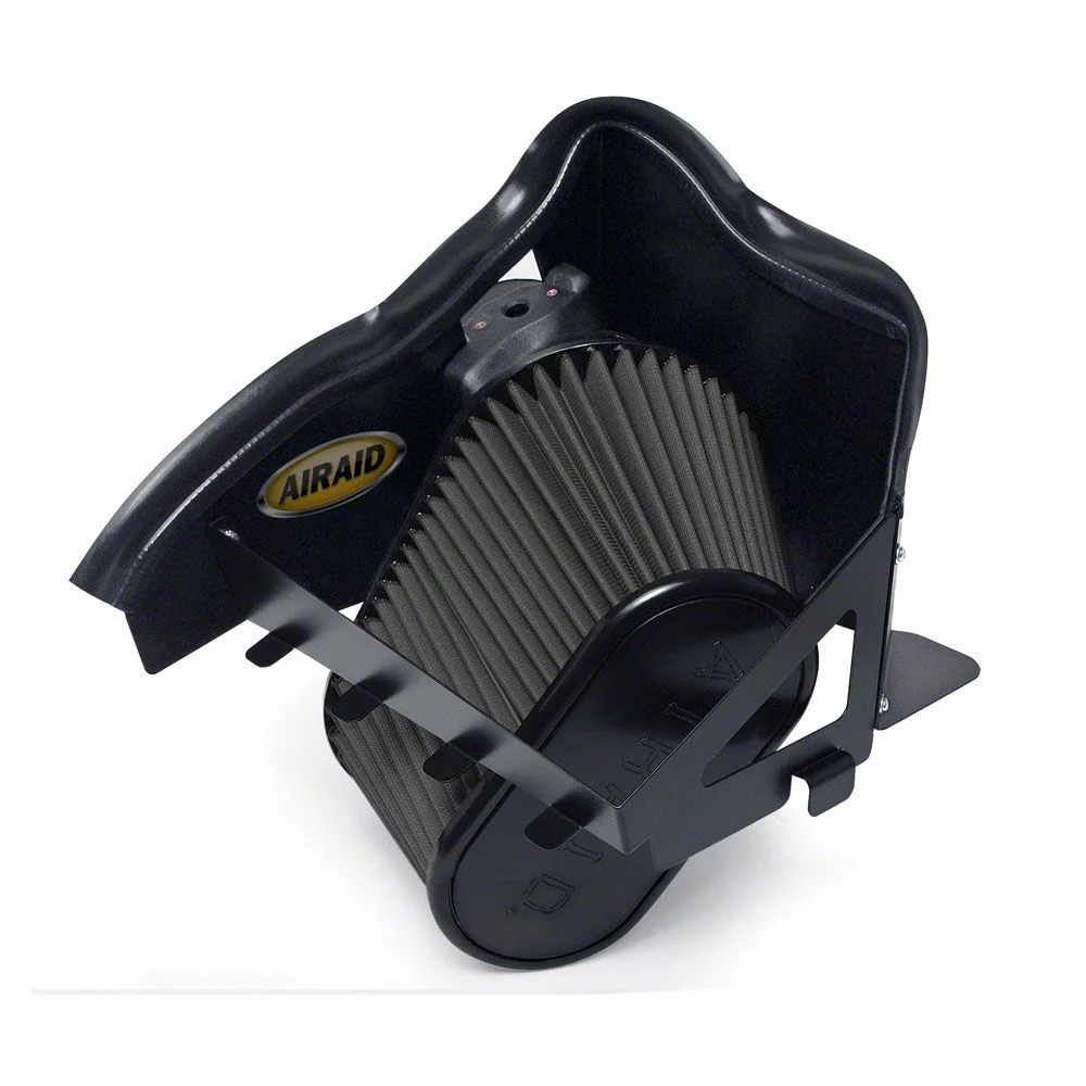 Airaid QuickFit Air Dam with Black SynthaMax Dry Filter (03-04 5.9L RAM 3500 w/o Quiet Hood Pad)