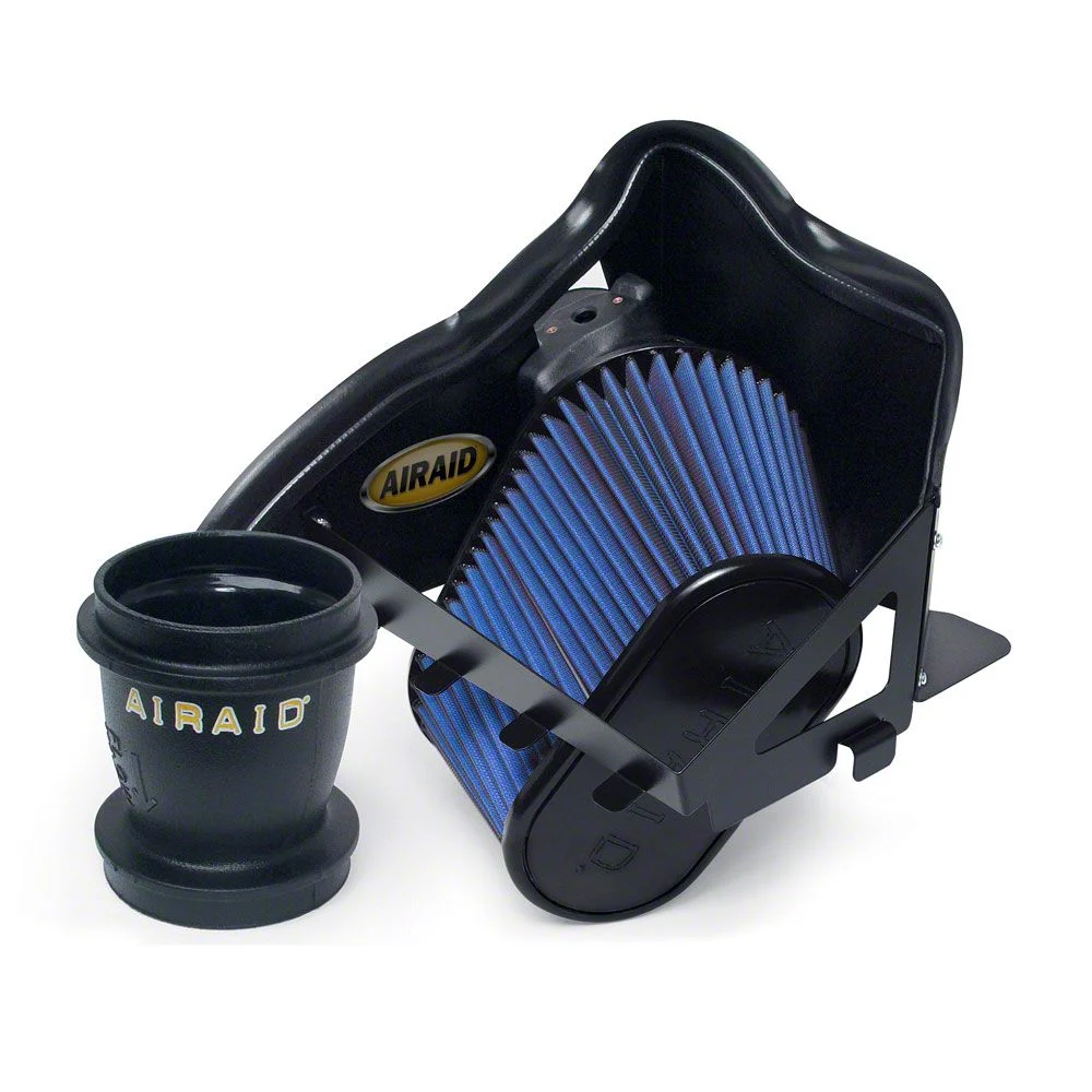 Airaid QuickFit Air Dam with Blue SynthaMax Dry Filter (04-07 5.9L RAM 3500 w/ Quiet Hood Pad)