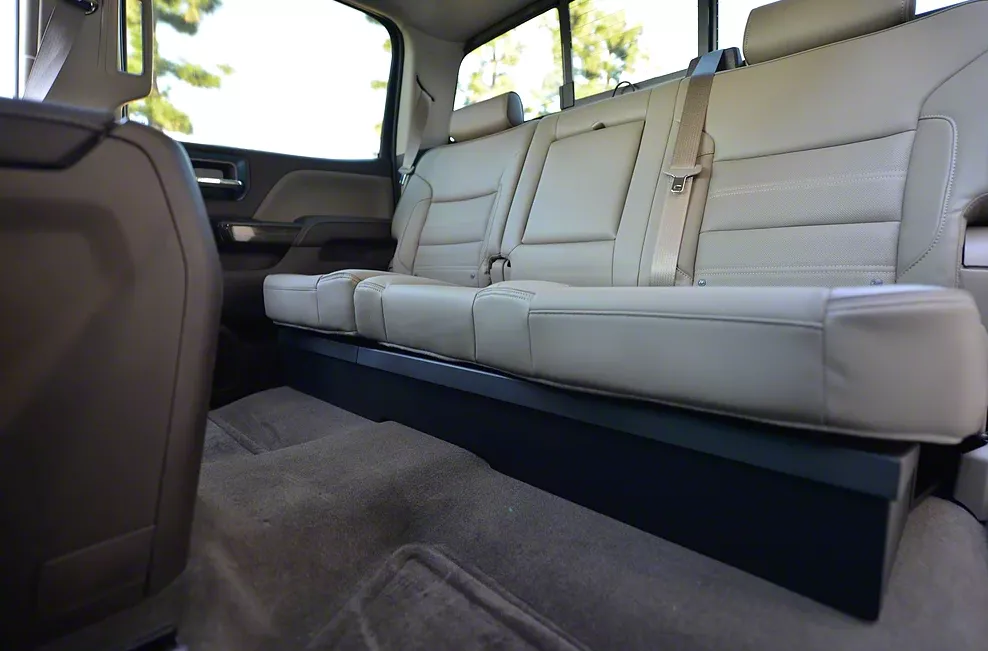 RedRock Locking Under Seat Storage Box (07-18 Silverado 1500 Crew Cab)