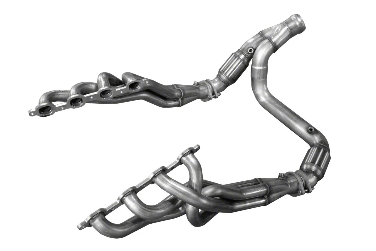 American Racing Headers 1-3/4-Inch Catted Long Tube Headers; Long System (19-26 5.3L Sierra 1500)